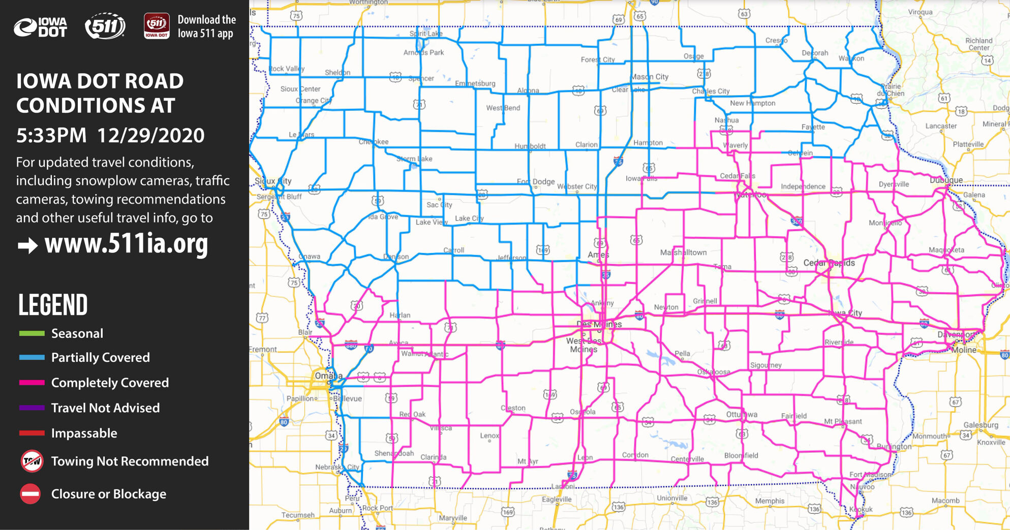 12/29/20 5:33 p.m. IDOT road map